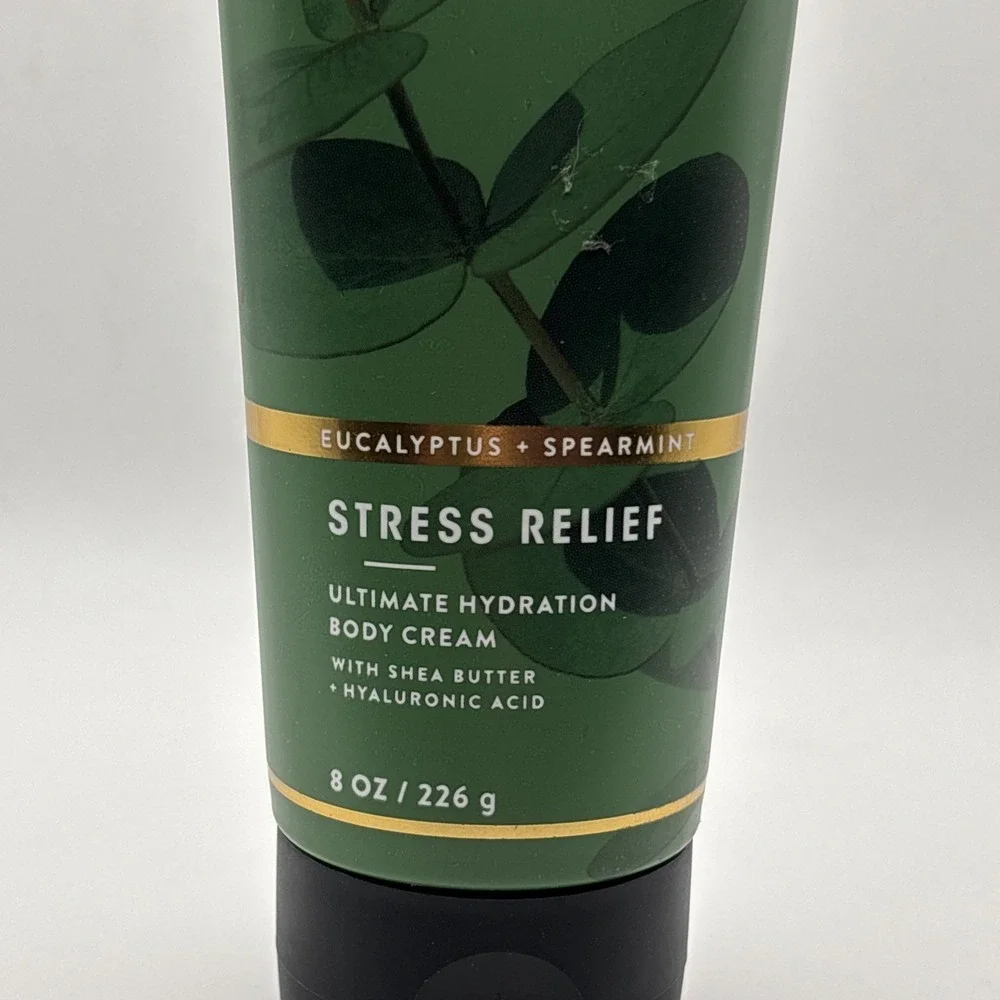 Bath & Body Works Aromatherapy Stress Relief Eucalyptus Spearmint Body Cream 8oz